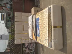Quality 4.5by6 Ulphostery Padded Bed Frame With One Bed Side