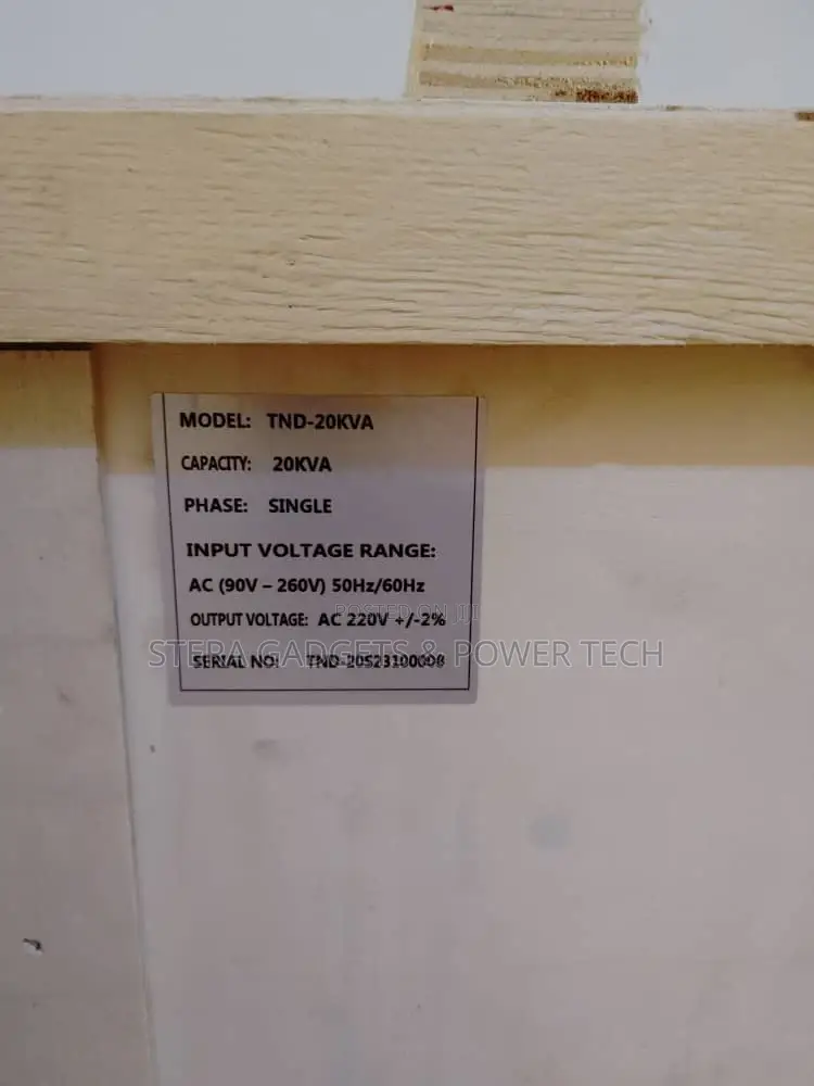20kva Rilsopower Stabilizers (Single)