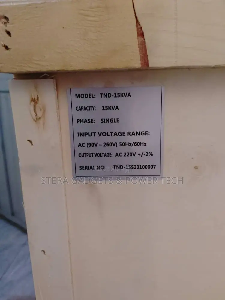 15kva Rilsopower Stabilizers (Single)