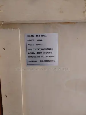 30kva Rilsopower Stabilizers (Single)
