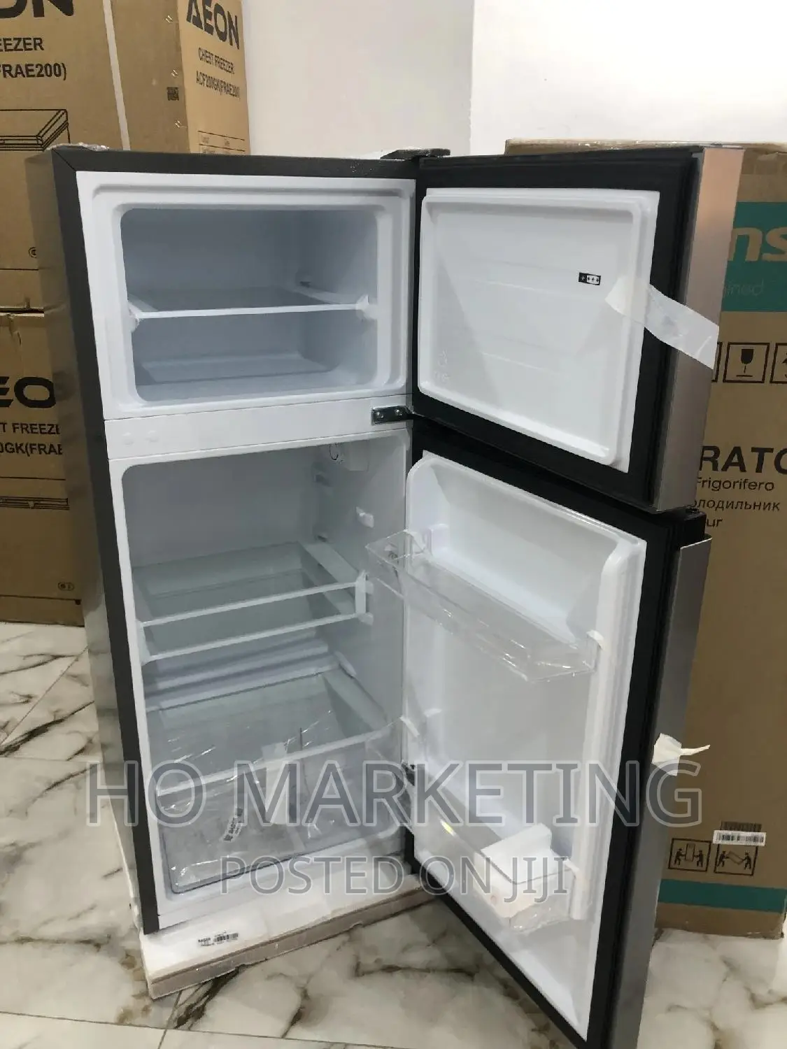 Hisense Double Door Refrigerator 124l Top Freezer