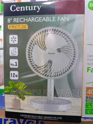 8 Inches Century Rechargeable Fan