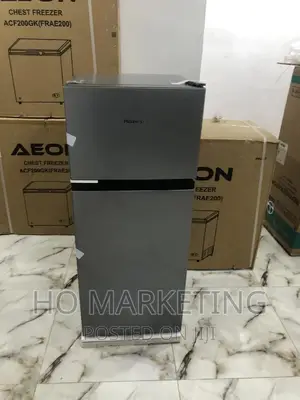 Double Door Refrigerator Hisense 124 Liters Top Freezer