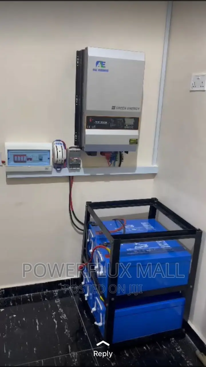 5kva Installation With Dry Cell Battery