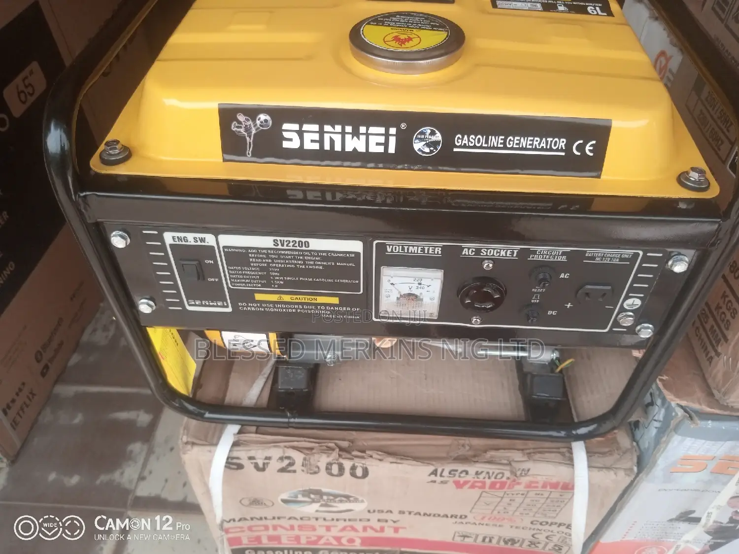 Senwei Petrol Generator 1.5kva