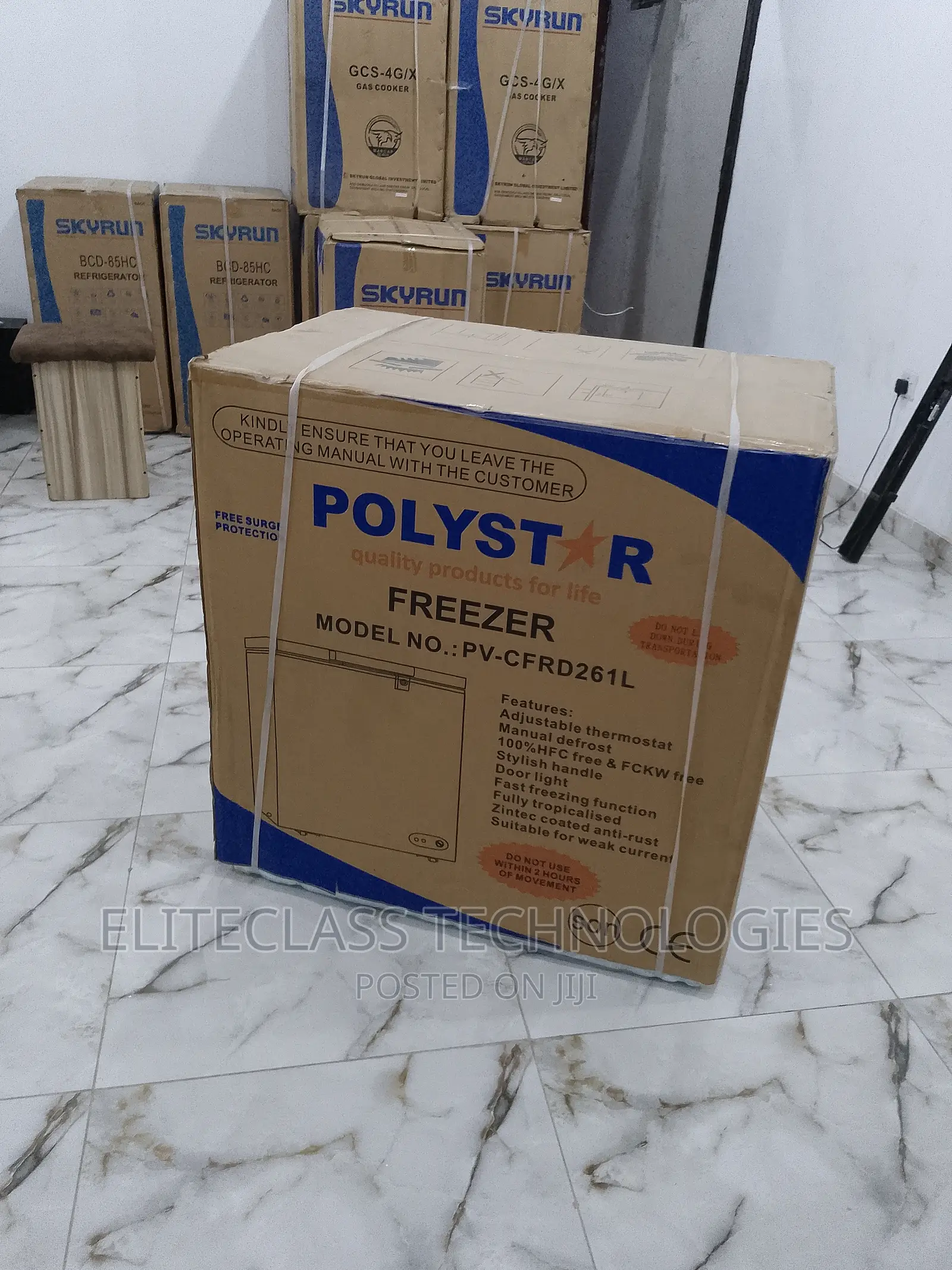 Polystar Standard 261L Chest Freezer Pv-Cfrd261l