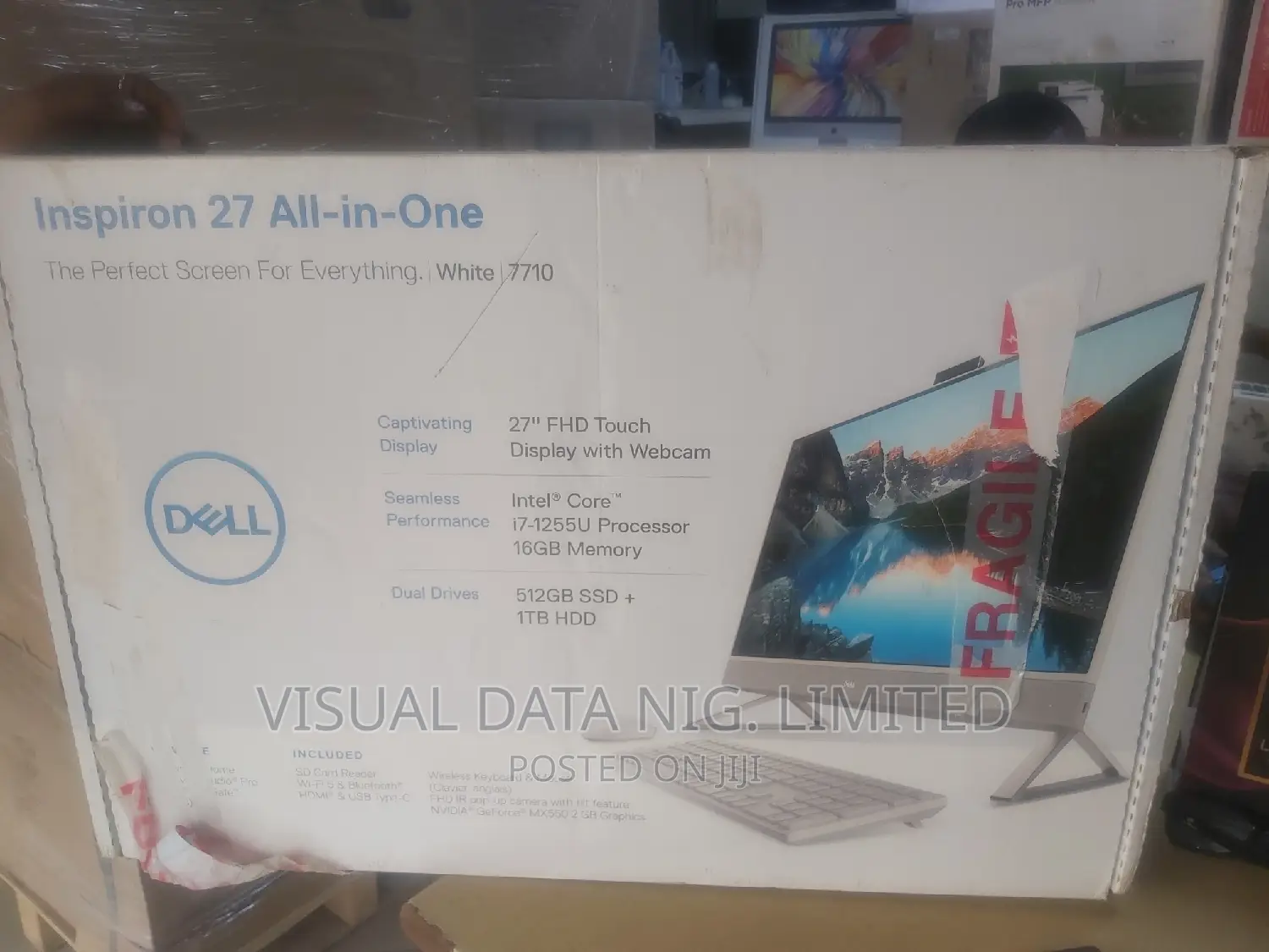 Dell Inspiron 27 All-in-One Desktop Intel Corei7 16GB