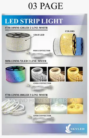 All Colours of 220v Rope Lights