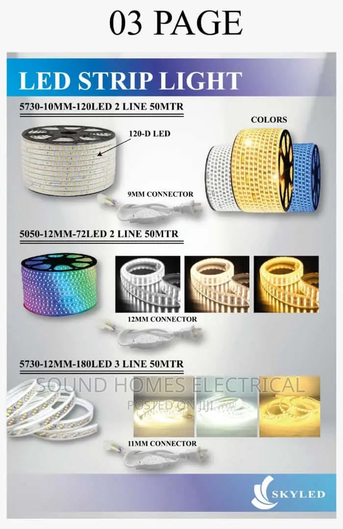 All Colours of 220v Rope Lights in Lagos Island (Eko) Home
