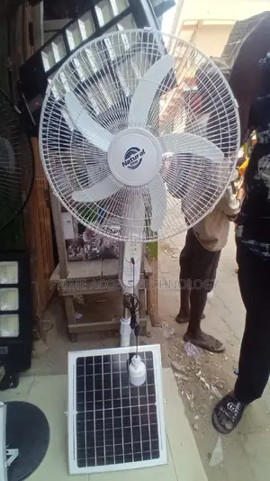 Solar High Speed Cooling Standing Fan