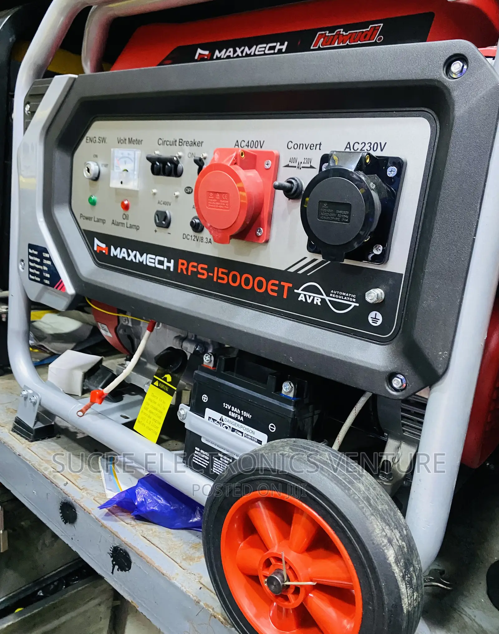 12kva Maxmech Three Phase Engine Petrol Generator