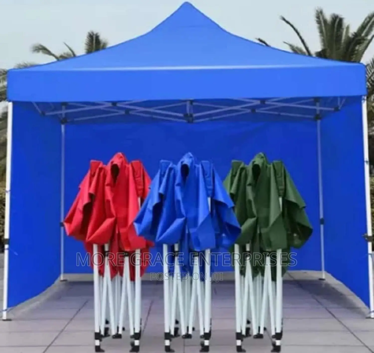 Imported Foldable Canopy 10 by 10 Feet With Side Covers.