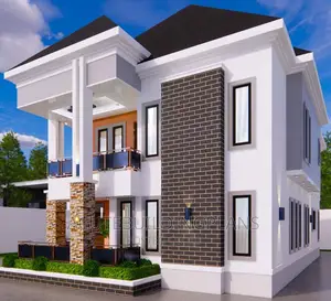 4 Bedrooms Architectural Duplex Design