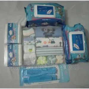 10 in 1 Boy New Born Bodysuit Cotton Bud Combs and Wipes