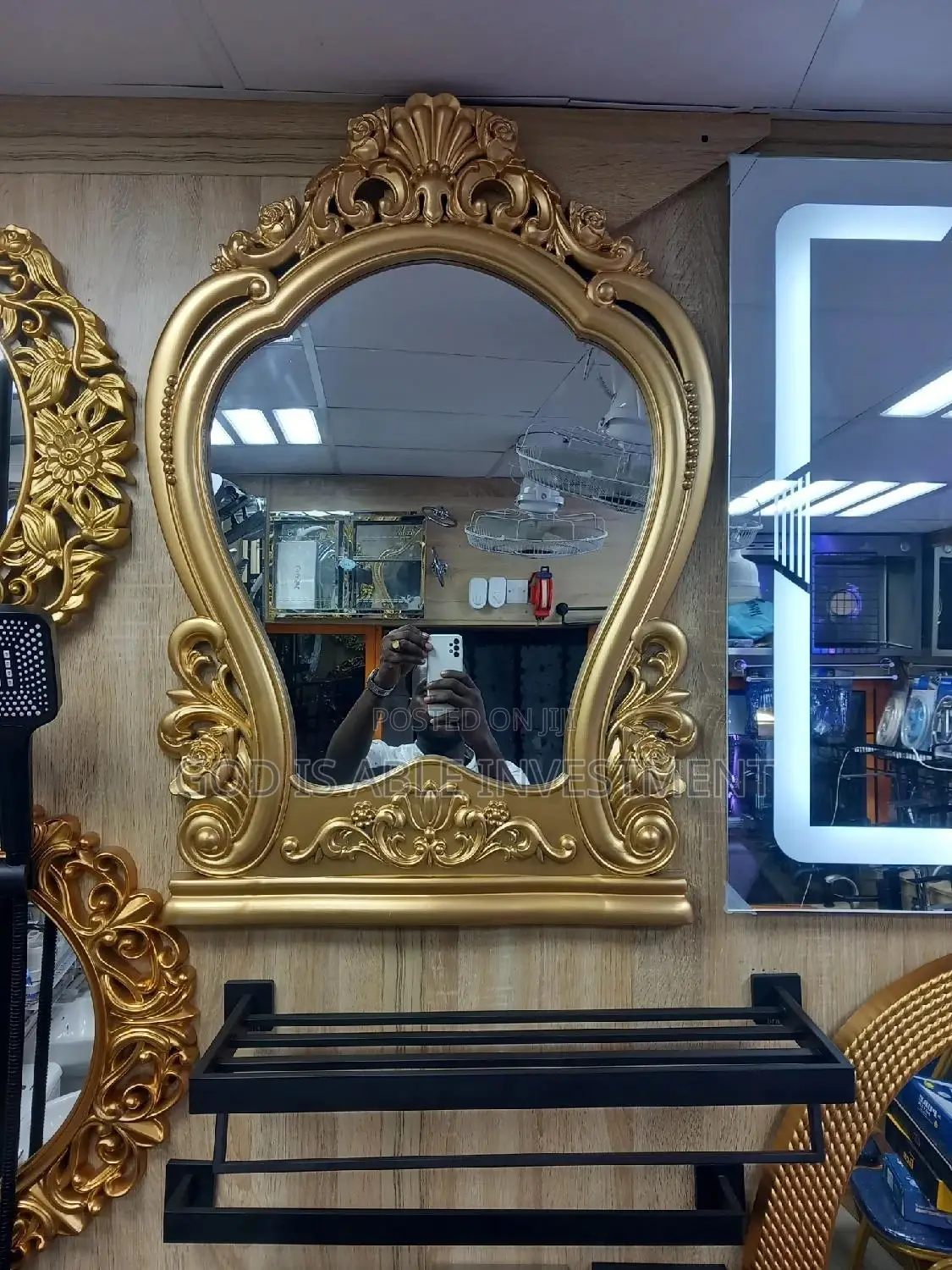 Gold Executive Mirror