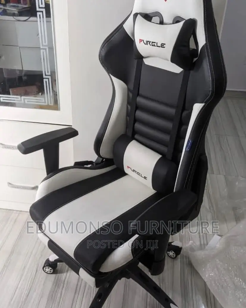 Furgle Computer Racing Gaming Ergonomic Chair + Footrest