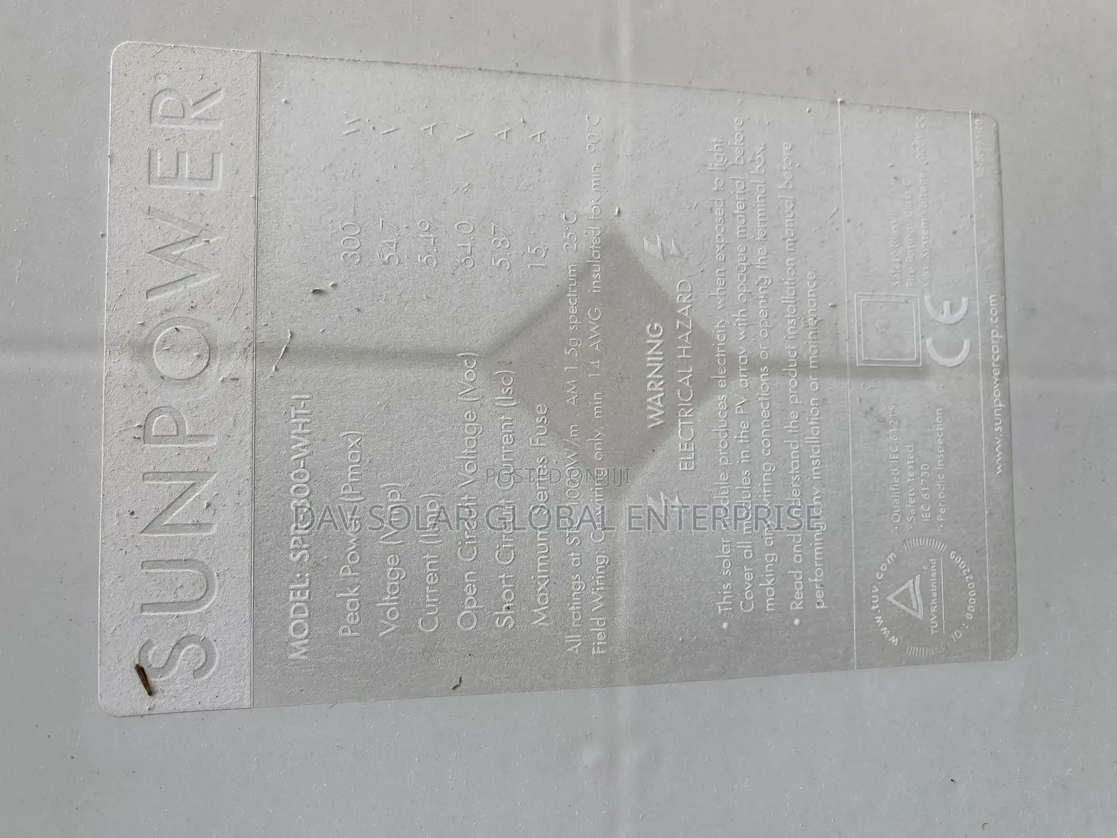 Sunpower 300W