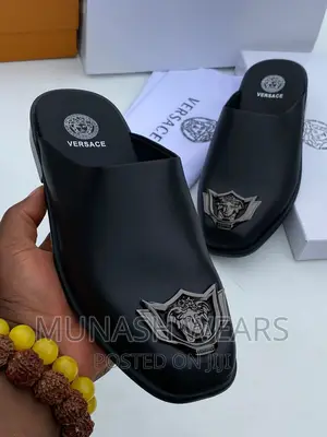 Versace Leather Half Shoe
