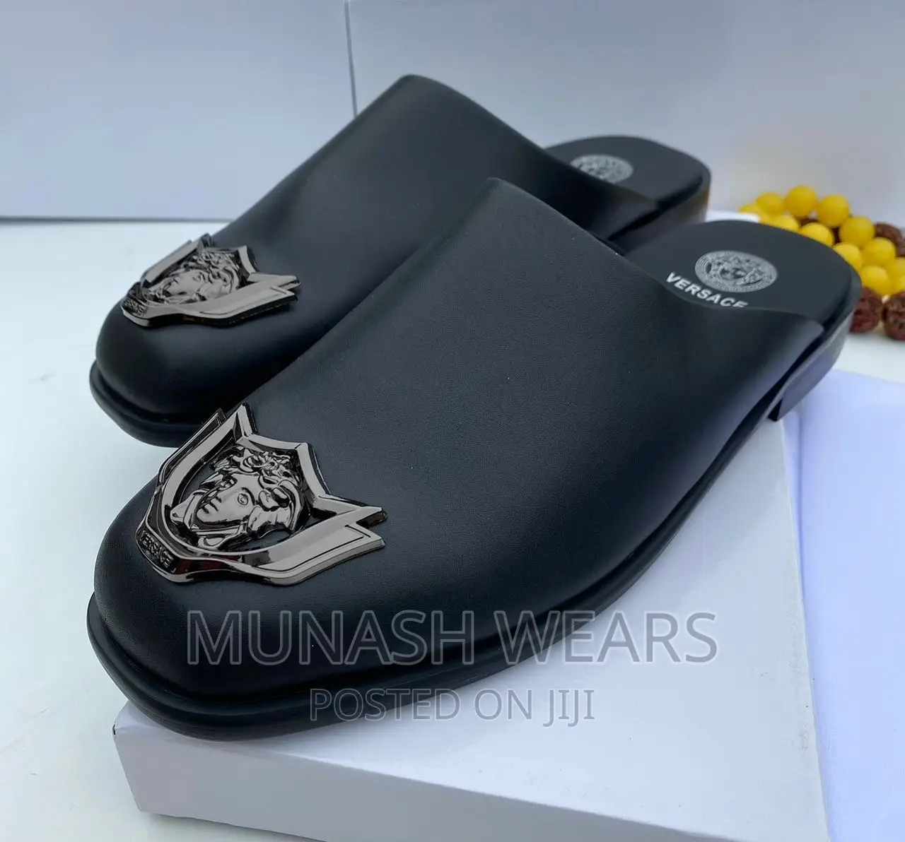 Versace Leather Half Shoe