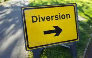 Safety Diversion Sign