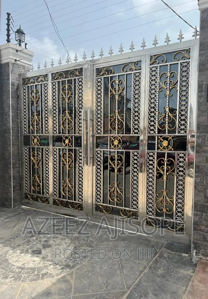 Double S Stainless Steel Gate Design