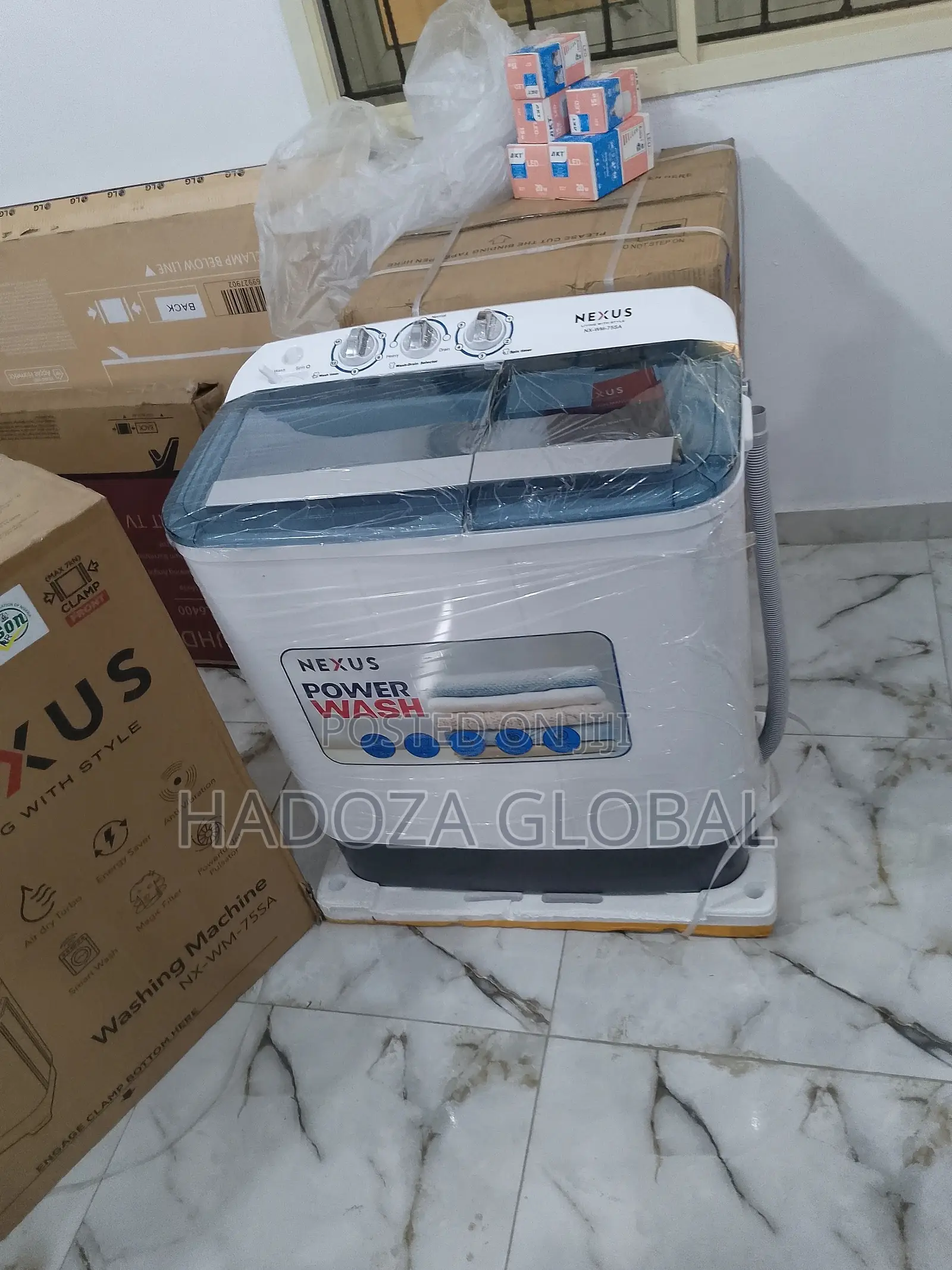 Efficient Nexus 7.5kg Washing Machine