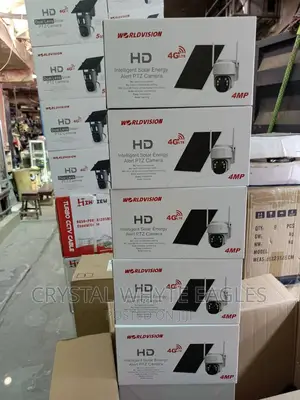 4g Solar PTZ Camera With Auto Tracking Ubox App Black Color