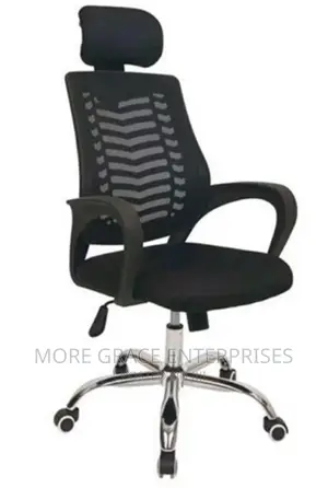 Mesh Back Office Chair Swivel With Headrest.