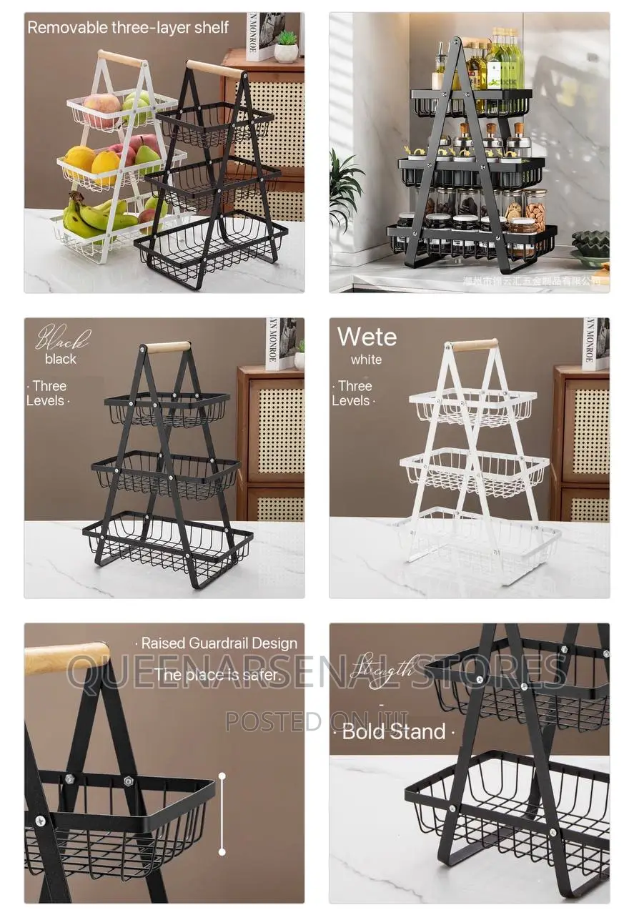3tiers Kitchen Rack