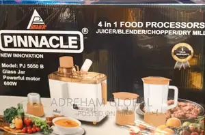 Pinnacle 4in 1 Blender, Juicer, Chopper Dry Mill, 600w