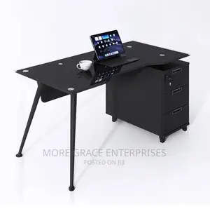 Black Office Table for Office Use