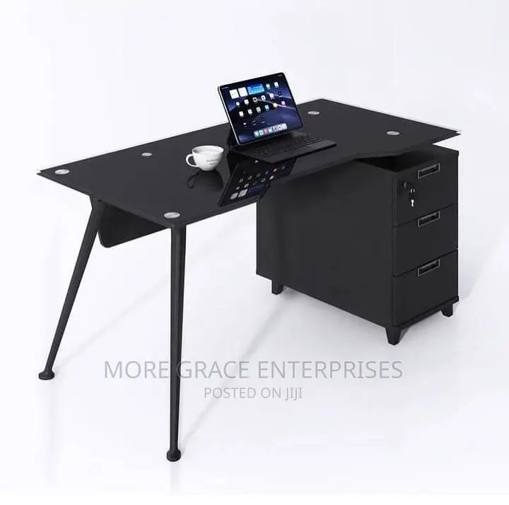 Black Office Table for Office Use