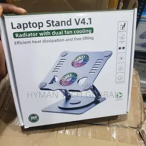 360 Rotating Laptop Stand With Double Fan