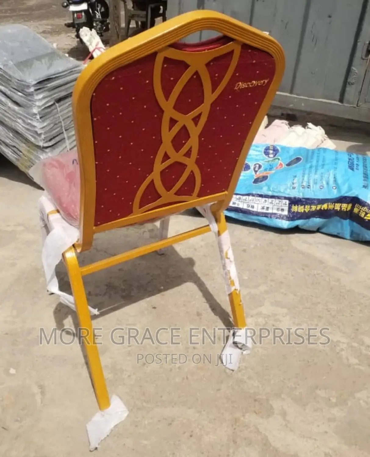 Original Banquet Chair With Iron Back