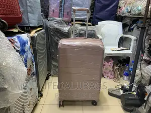Medium Size Nude Colour Unbreakable Luggage
