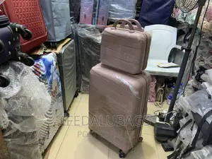 Medium Size Unbreakable Rubber Luggage With Carry on Kit