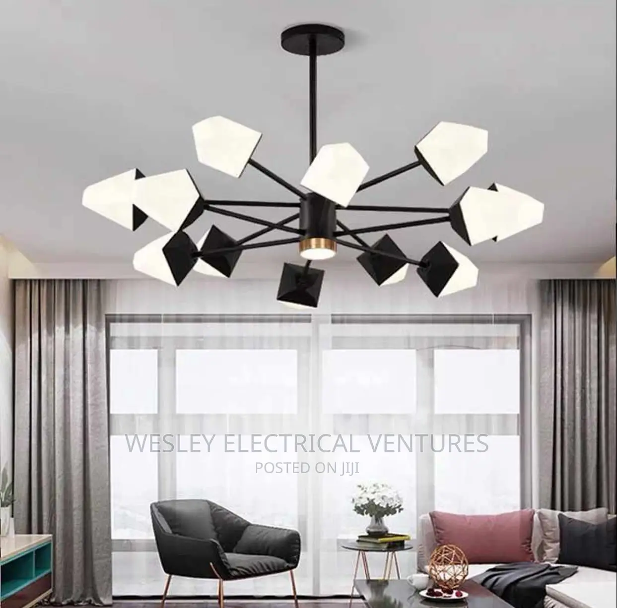 Led Parlor Nordic Chandelier Light