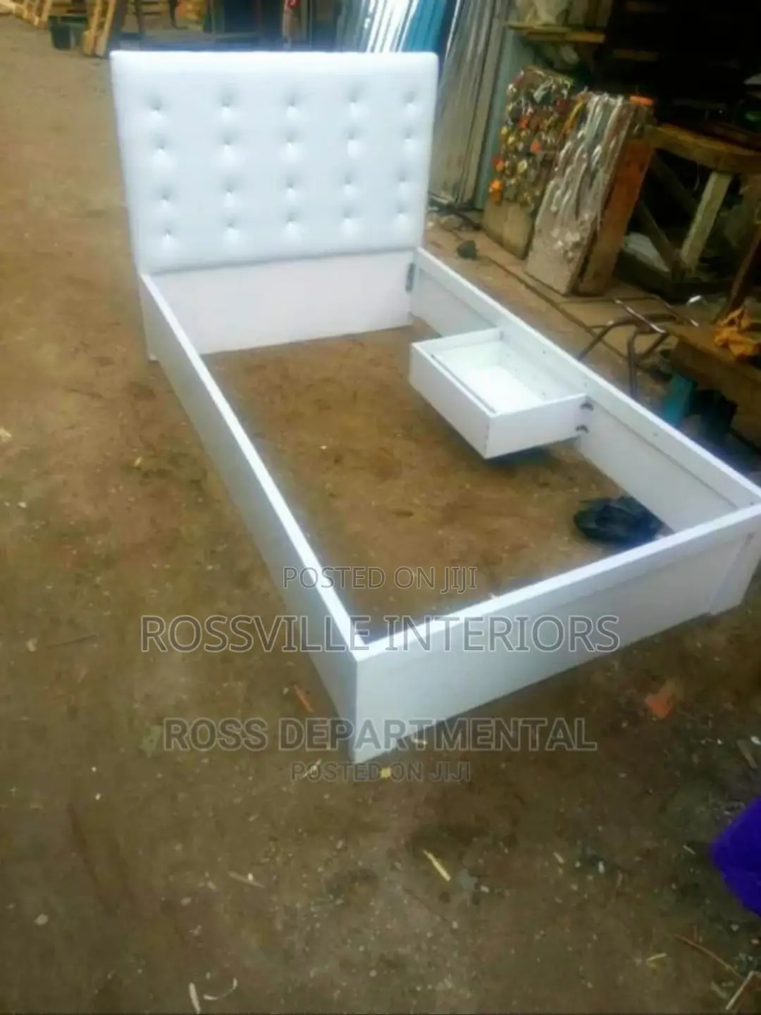 Velvet 3.5ftby6ft Bedframe