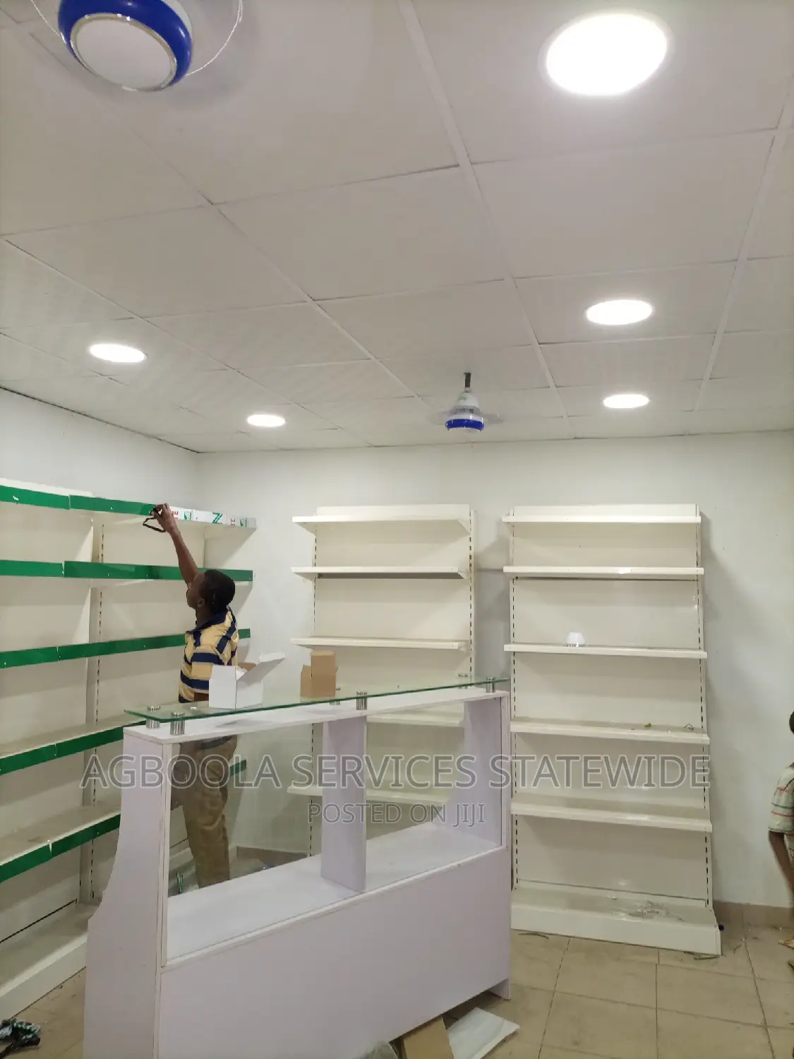 Pop Suspended Ceiling Installation