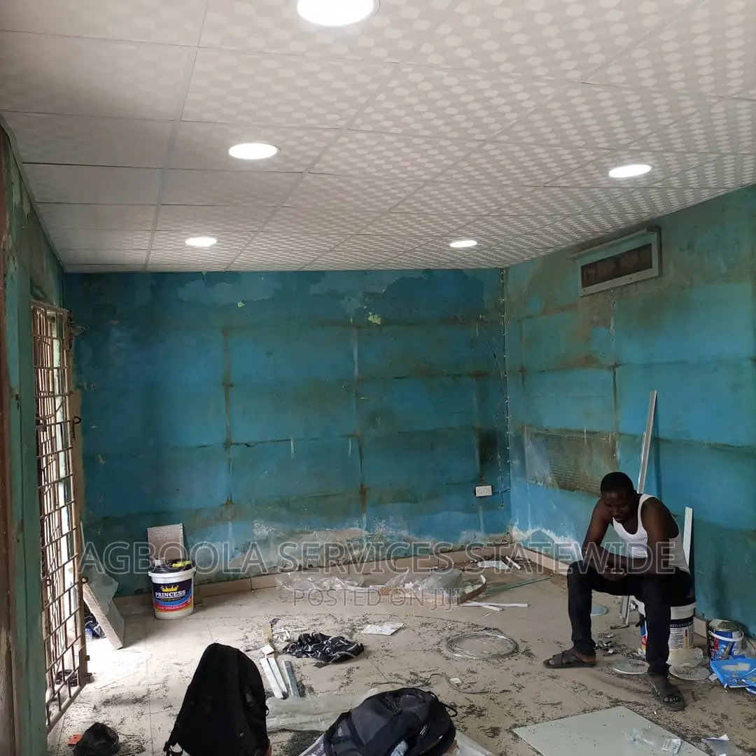 Pop Suspended Ceiling Installation