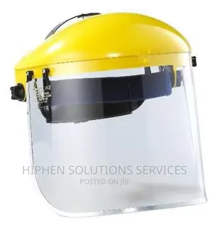 Pvc Face Shield With Safety Helmet
