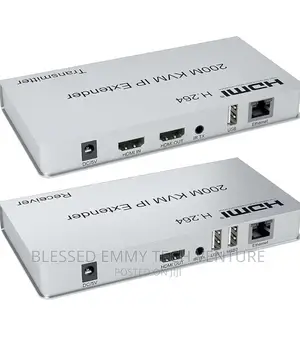 Photo - HDMI 200M KVM IP Extender Rj45 IP Network KVM