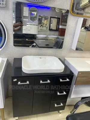Luxury Cabinet Basin With LED Lights