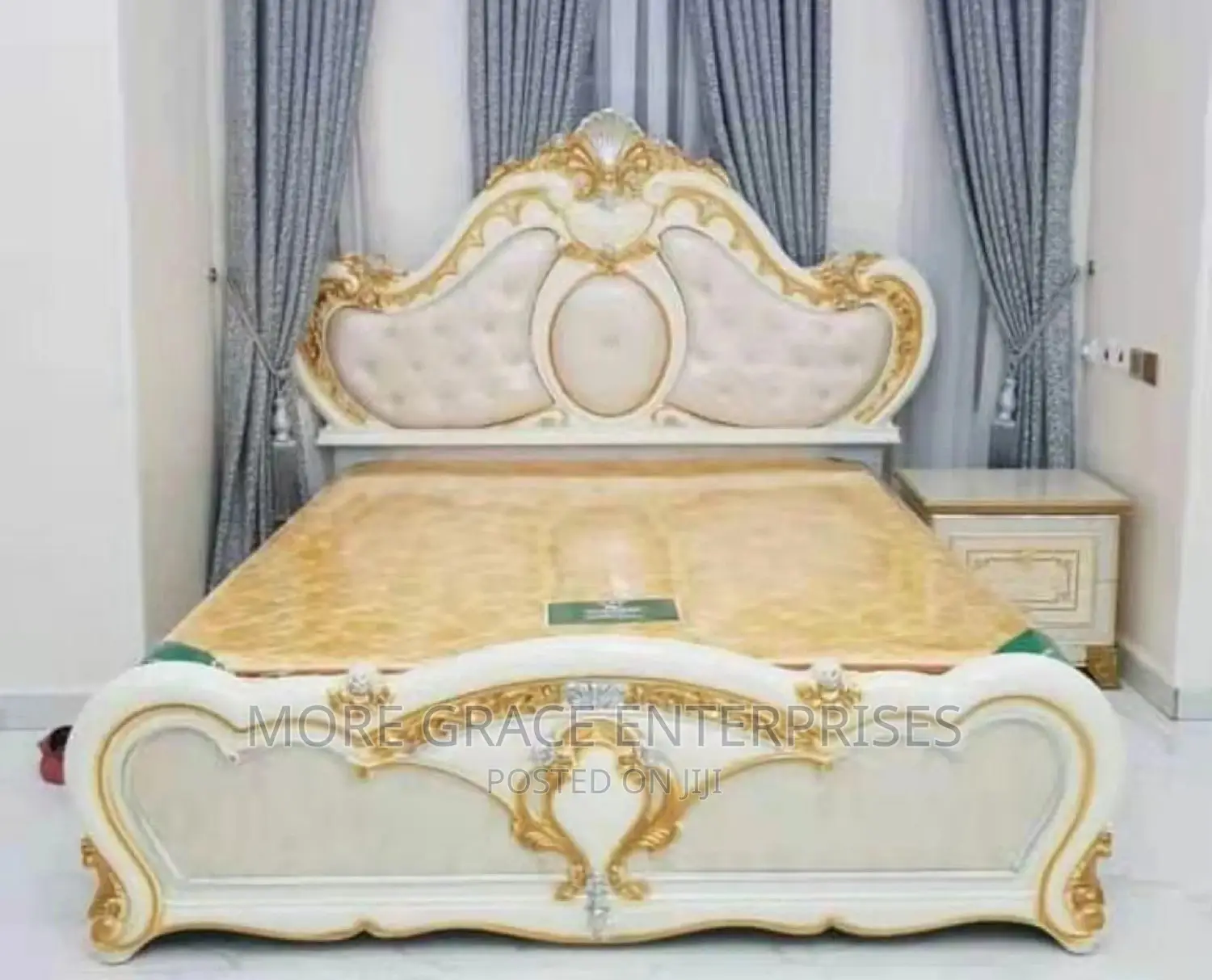 Imported Bedframe 3 Side Frame and Mirror Only.