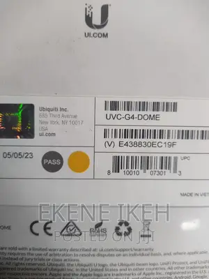 Ubiquiti Camera G4 Dome Unifi Protect