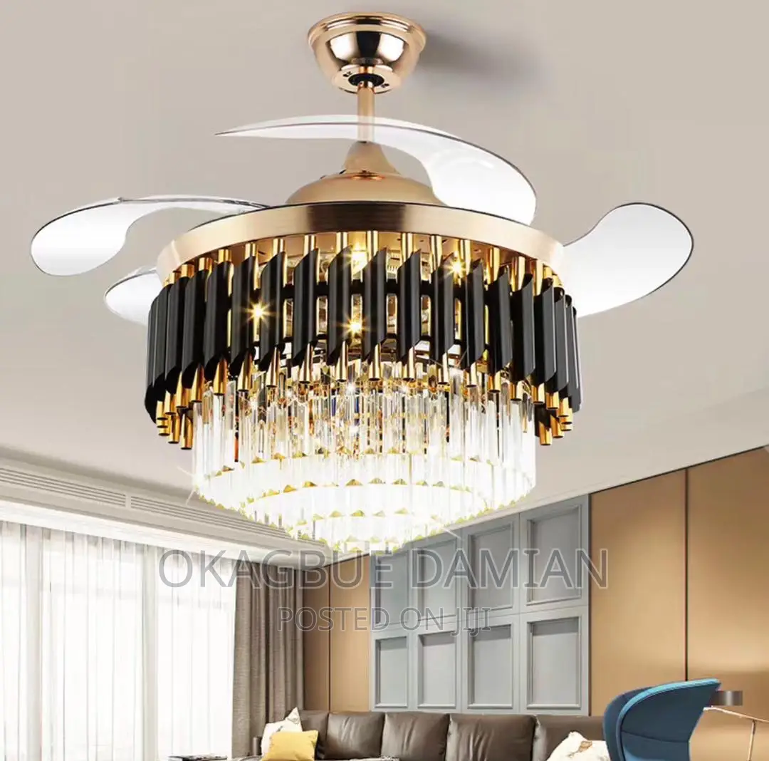 Crystal Chandelier Fan
