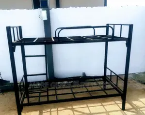 Black Metal Bunk Bed 6 X3 Feet.
