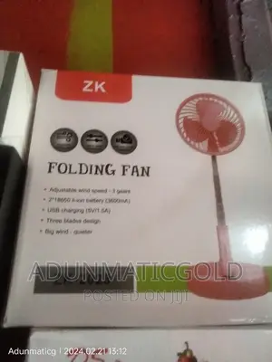 Rechargable Foldable Fan