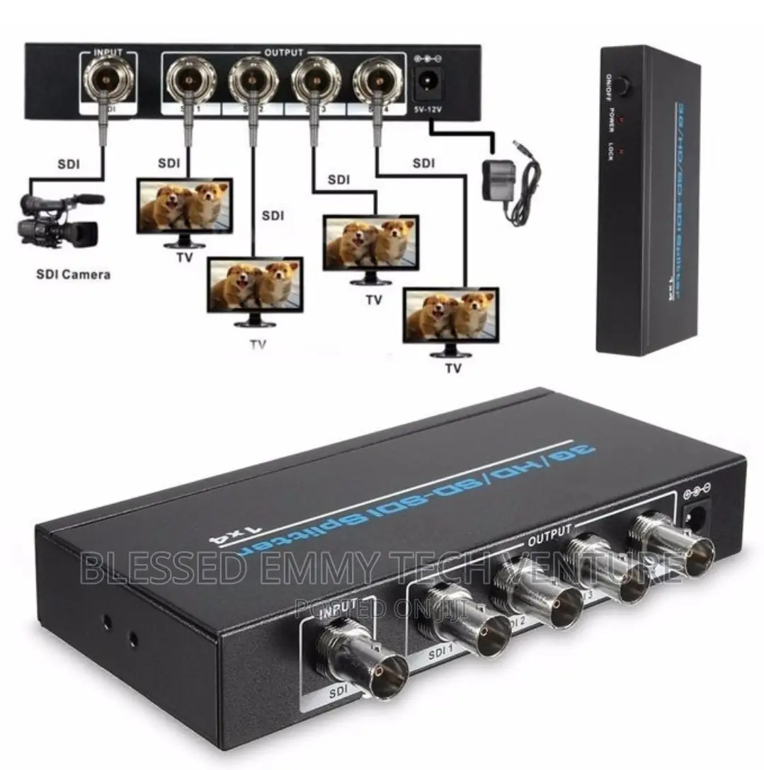 1x4 3g/Hd/Sd-Sdi Splitter 1 in 4distributor