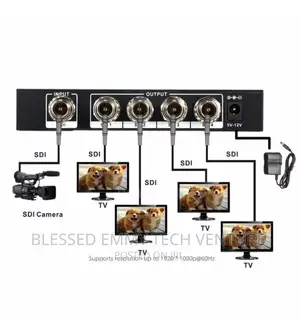 1x4 3g/Hd/Sd-Sdi Splitter 1 in 4distributor